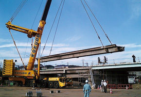 橋梁撤去工事3