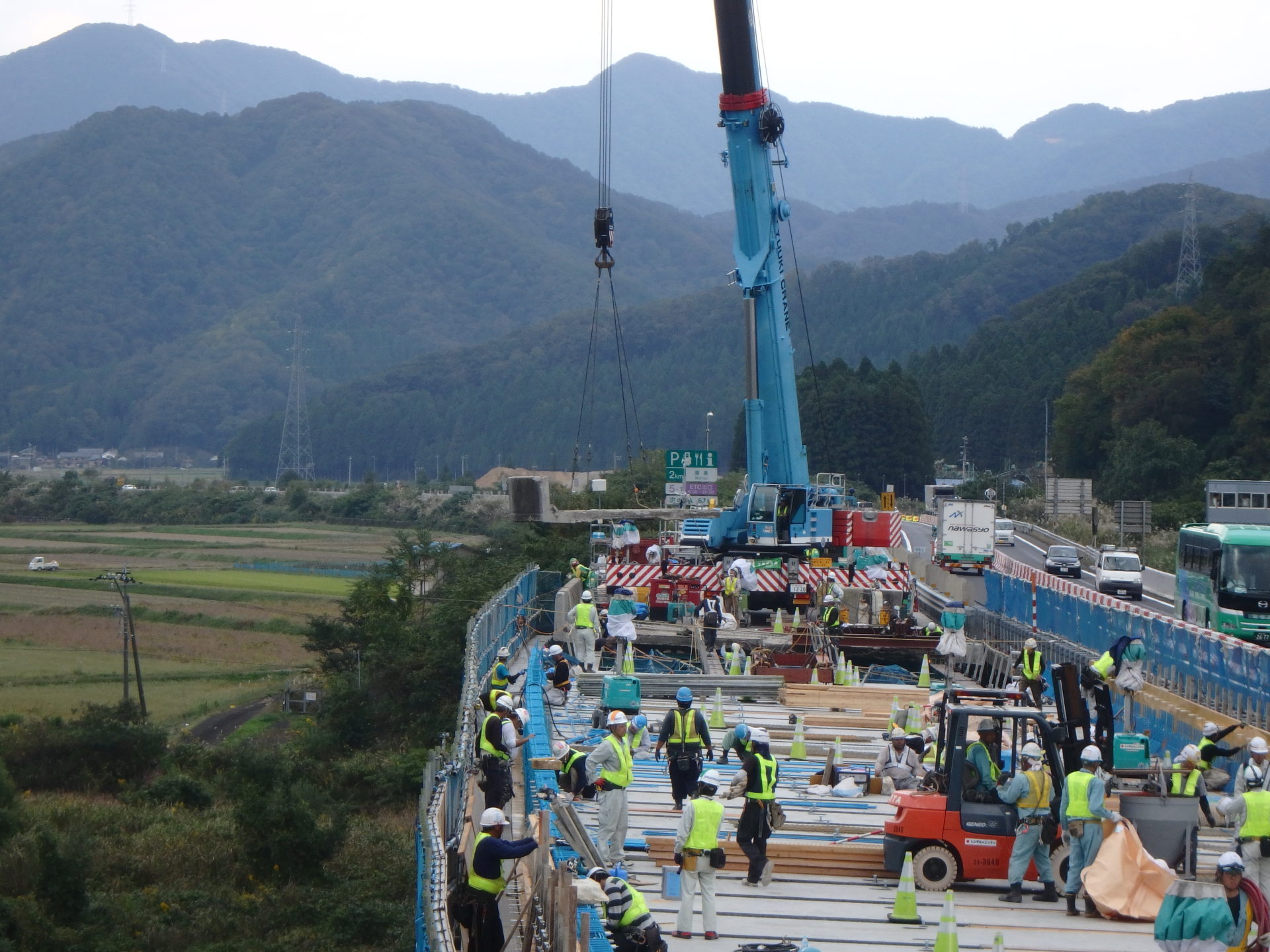 北陸自動車道 日野川橋床版更新工事