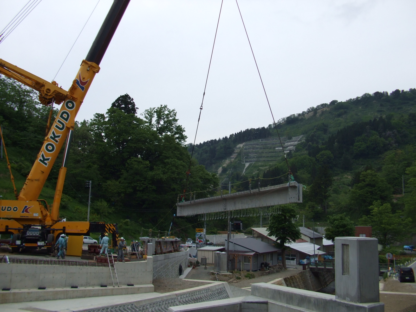 白山橋上部工工事